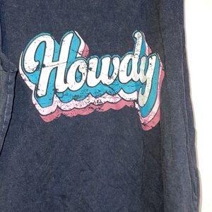 NWOT Vintage Style “howdy” tank top